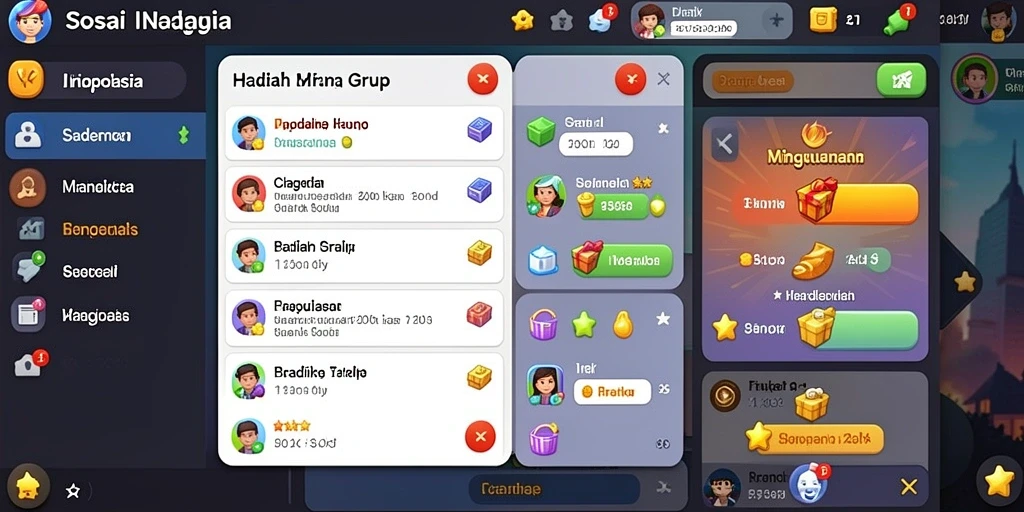 Screenshot dari mode permainan kompetitif yang seru.