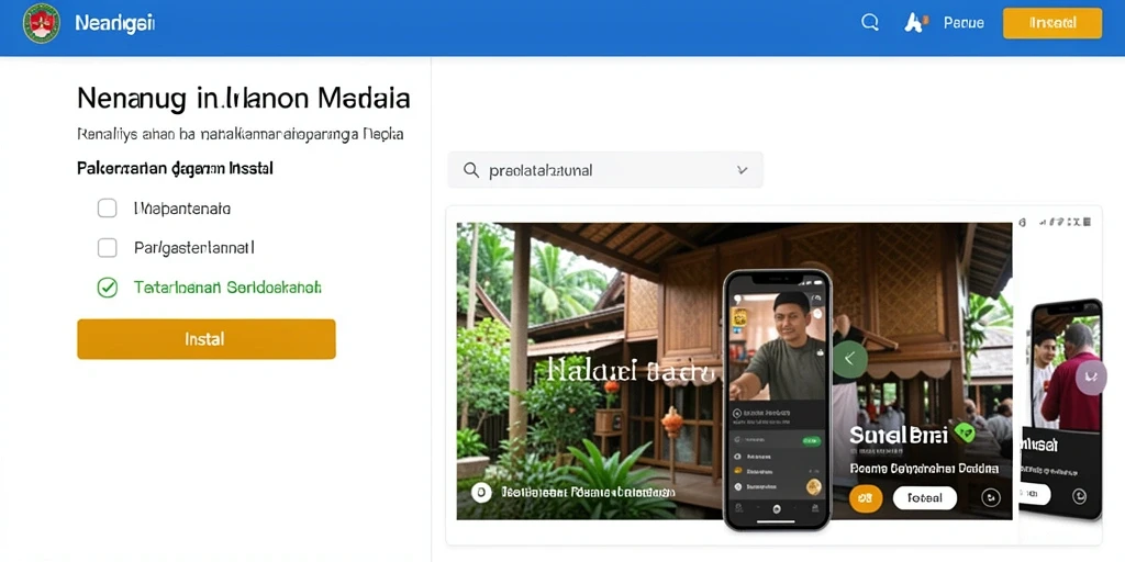 Pengguna berinteraksi dengan teman dalam mode permainan tim.