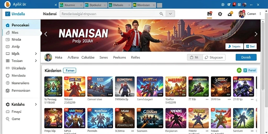 Leaderboard yang menunjukkan peringkat pemain secara real-time.