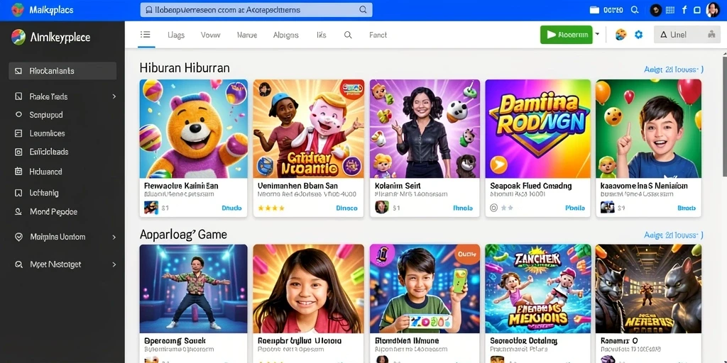 Arena pertarungan yang luas dan strategis.